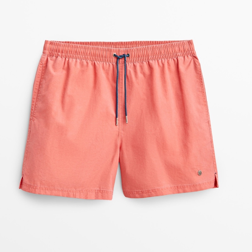 NWT Massimo Dutti Coral Men's Swim Shorts size XL